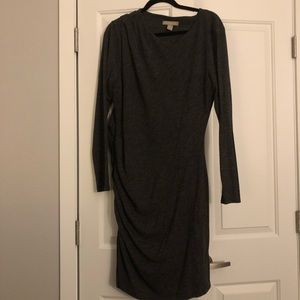 Banana Republic Jersey Knit Ruched Dress, Size XL
